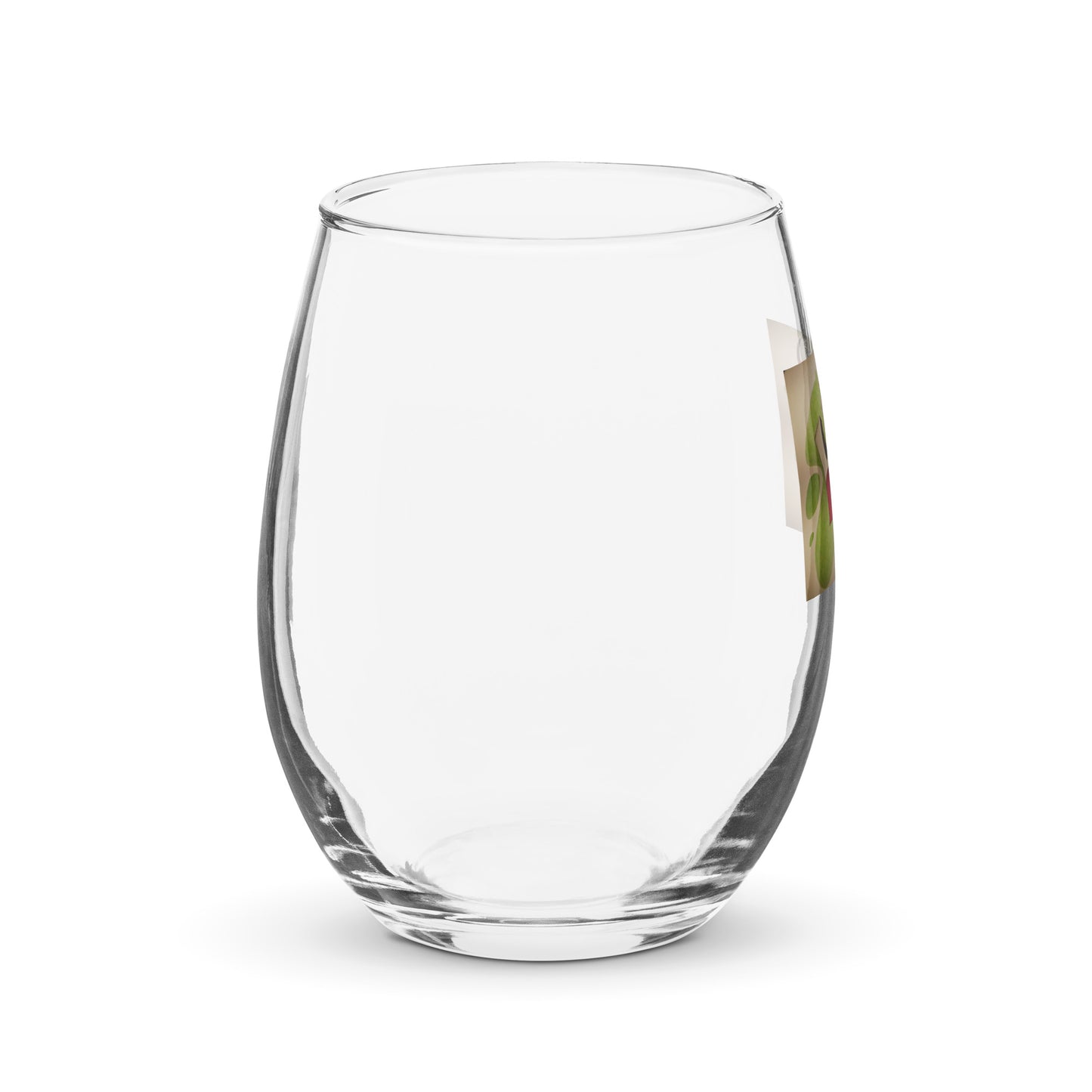 Stemless wine glass